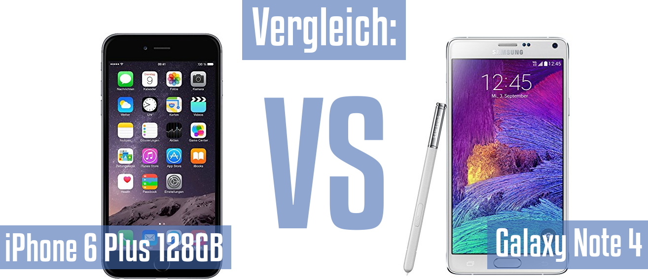 Apple iPhone 6 Plus 128GB und Apple iPhone 6 Plus 128GB im Vergleichstest