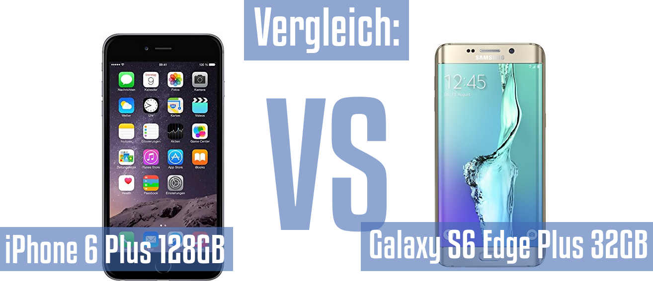 Apple iPhone 6 Plus 128GB und Apple iPhone 6 Plus 128GB im Vergleichstest