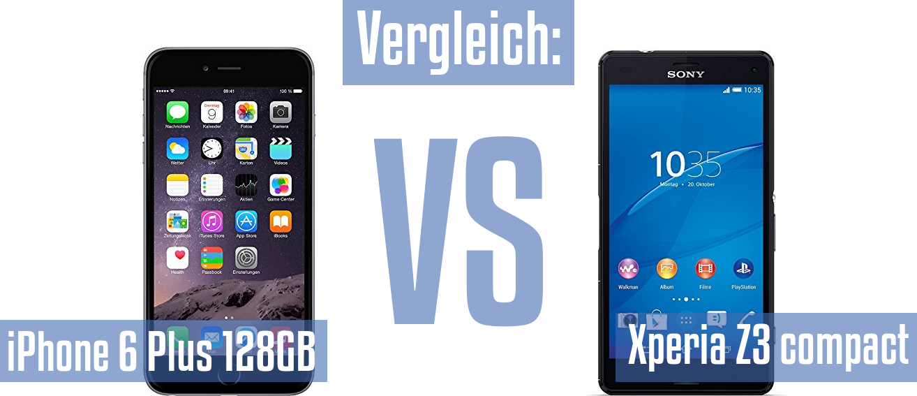 Apple iPhone 6 Plus 128GB und Apple iPhone 6 Plus 128GB im Vergleichstest