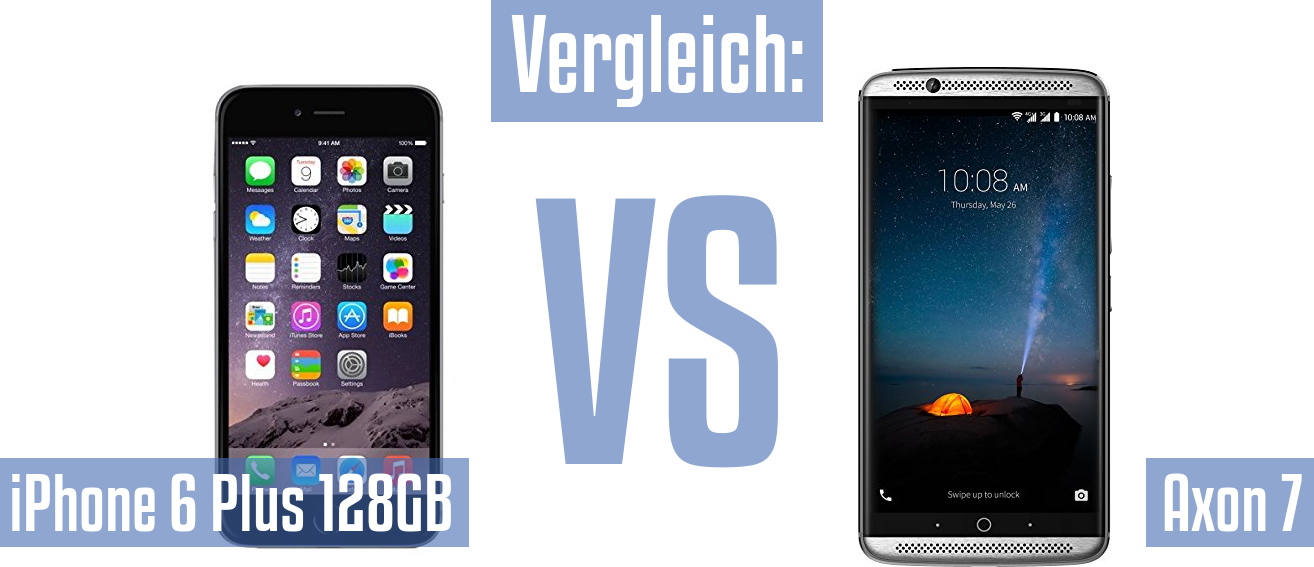 Apple iPhone 6 Plus 128GB und Apple iPhone 6 Plus 128GB im Vergleichstest