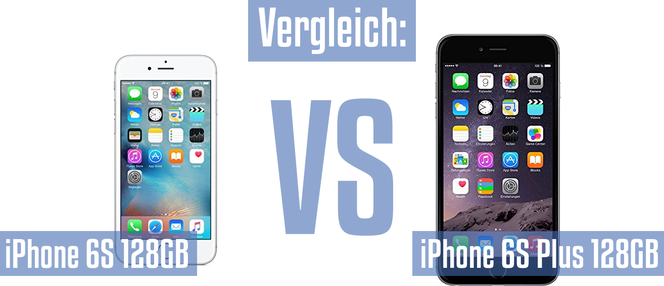 Apple iPhone 6S 128GB und Apple iPhone 6S 128GB im Vergleichstest