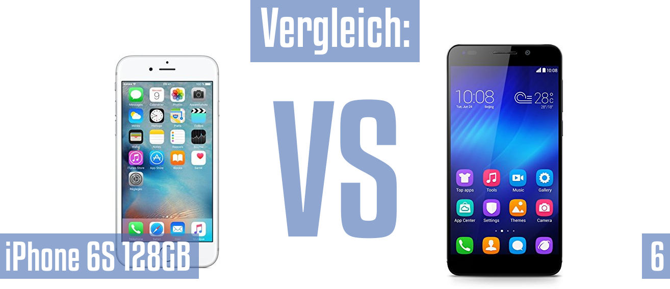 Apple iPhone 6S 128GB und Apple iPhone 6S 128GB im Vergleichstest