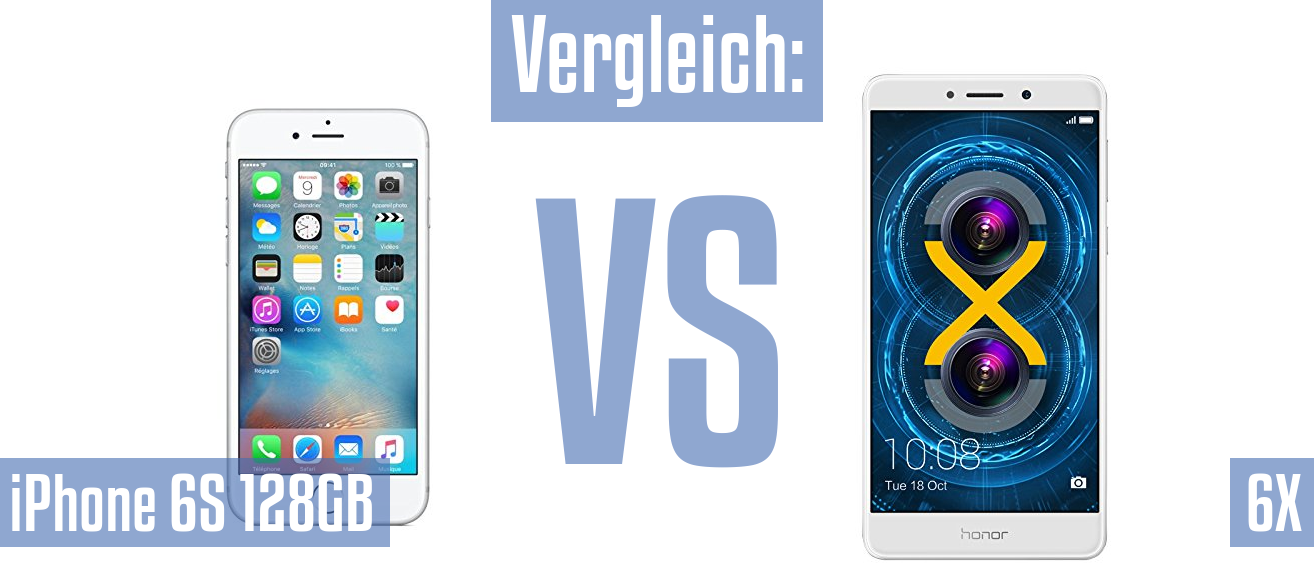 Apple iPhone 6S 128GB und Apple iPhone 6S 128GB im Vergleichstest