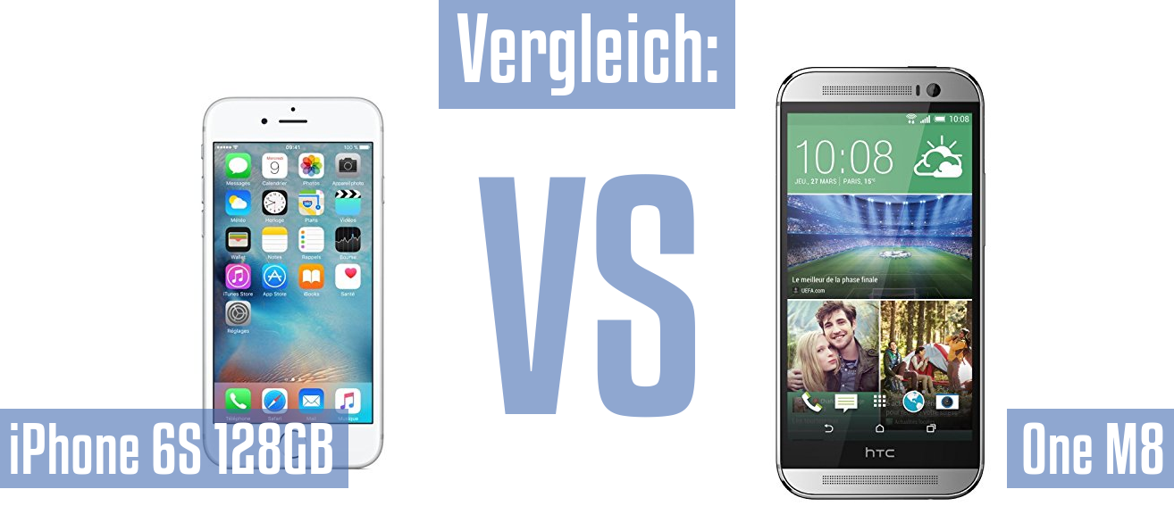 Apple iPhone 6S 128GB und Apple iPhone 6S 128GB im Vergleichstest