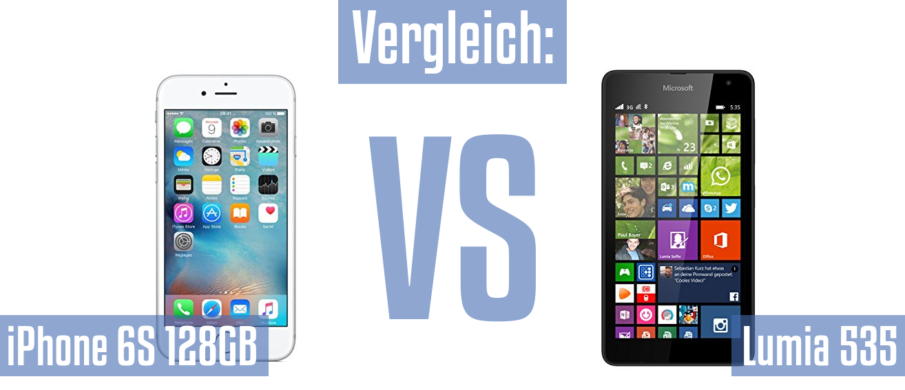 Apple iPhone 6S 128GB und Apple iPhone 6S 128GB im Vergleichstest