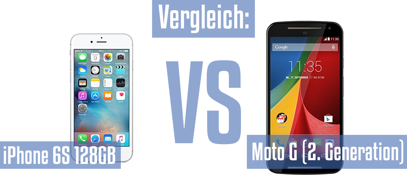 Apple iPhone 6S 128GB und Apple iPhone 6S 128GB im Vergleichstest