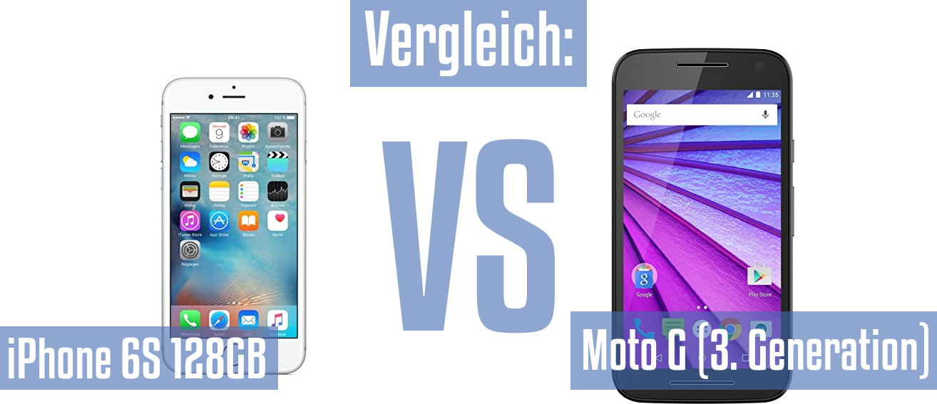Apple iPhone 6S 128GB und Apple iPhone 6S 128GB im Vergleichstest