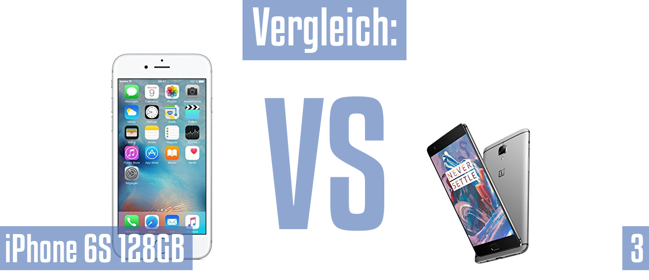 Apple iPhone 6S 128GB und Apple iPhone 6S 128GB im Vergleichstest