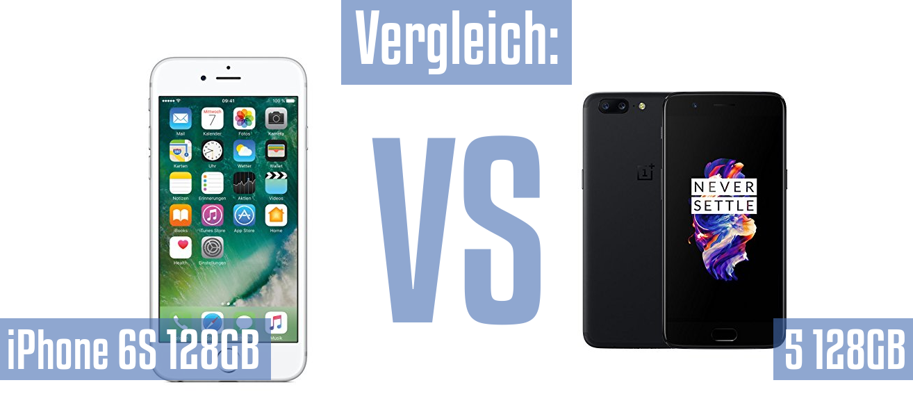 Apple iPhone 6S 128GB und Apple iPhone 6S 128GB im Vergleichstest