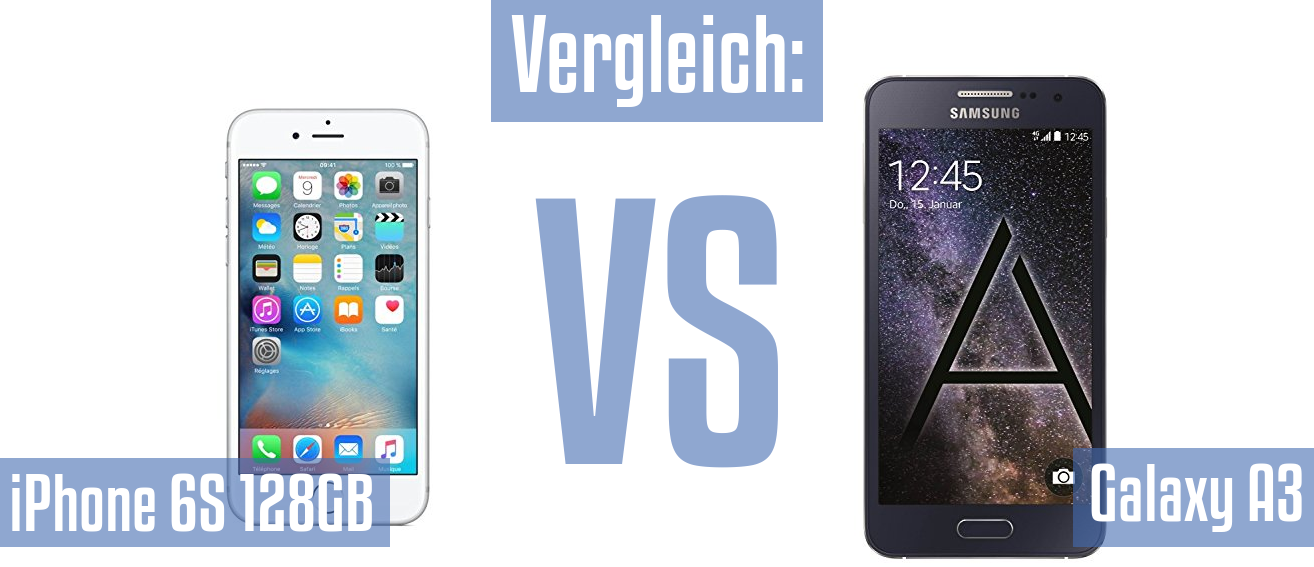 Apple iPhone 6S 128GB und Apple iPhone 6S 128GB im Vergleichstest