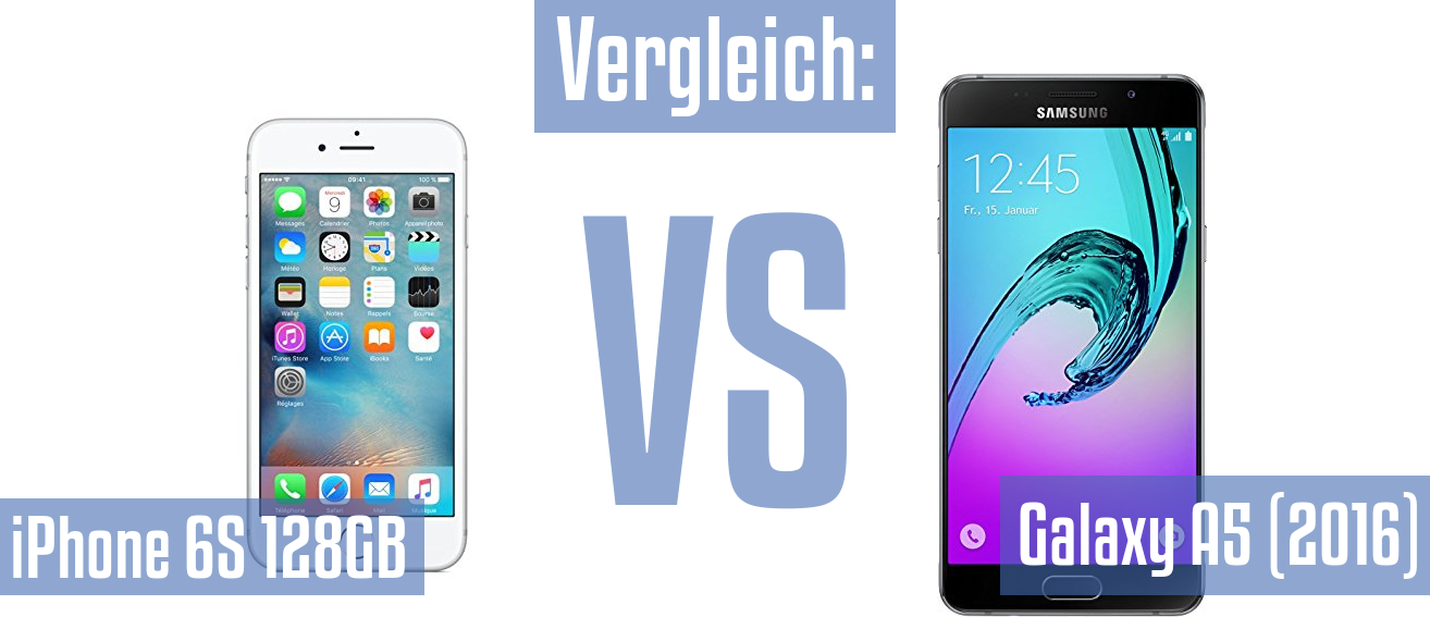 Apple iPhone 6S 128GB und Apple iPhone 6S 128GB im Vergleichstest
