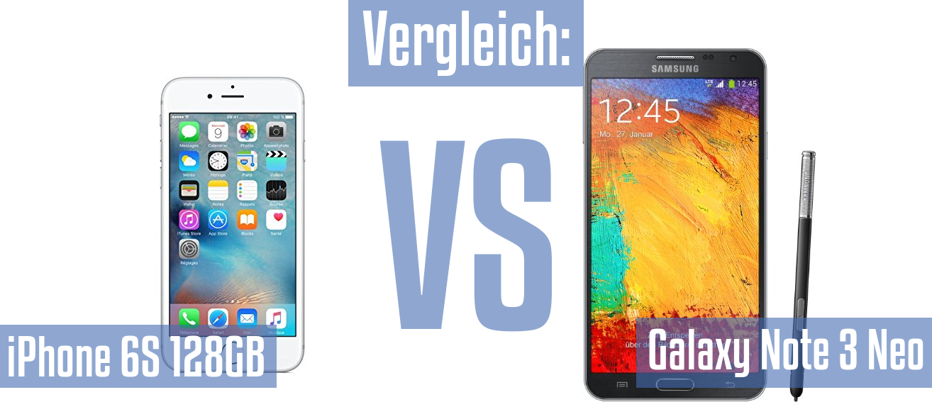 Apple iPhone 6S 128GB und Apple iPhone 6S 128GB im Vergleichstest