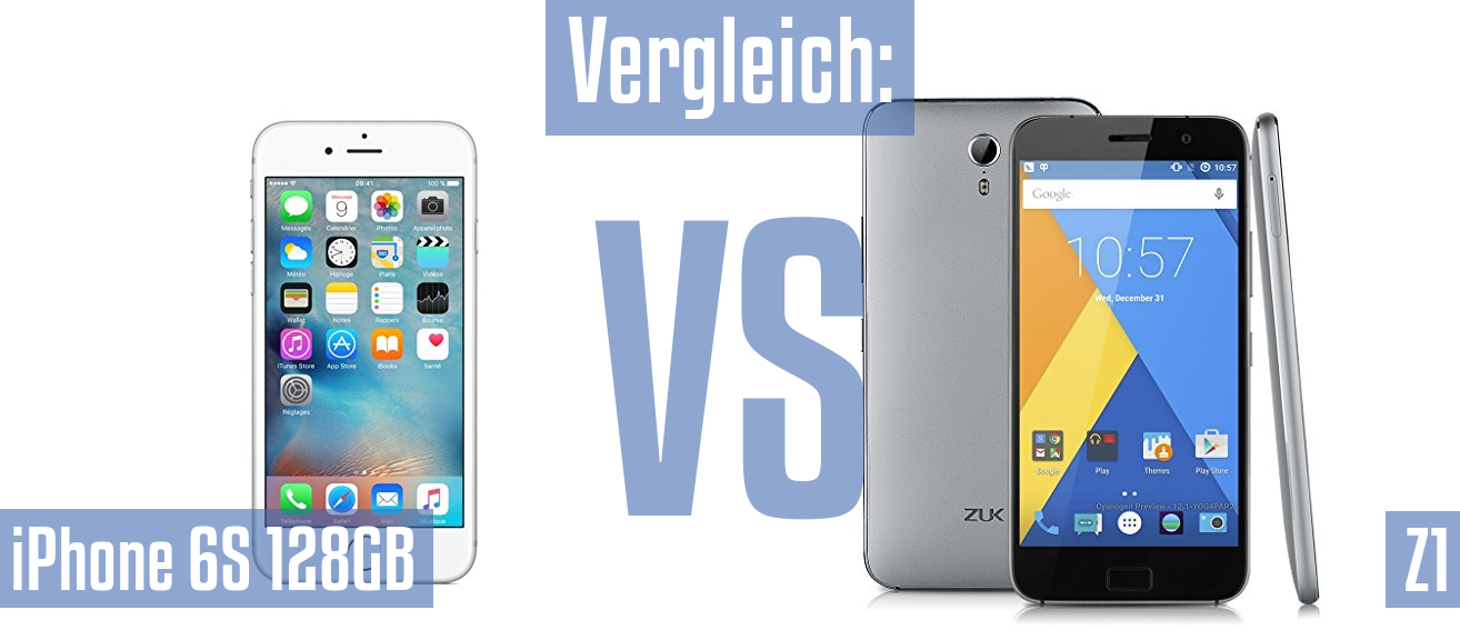 Apple iPhone 6S 128GB und Apple iPhone 6S 128GB im Vergleichstest