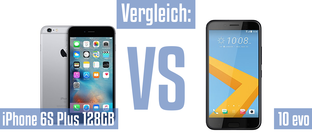 Apple iPhone 6S Plus 128GB und Apple iPhone 6S Plus 128GB im Vergleichstest