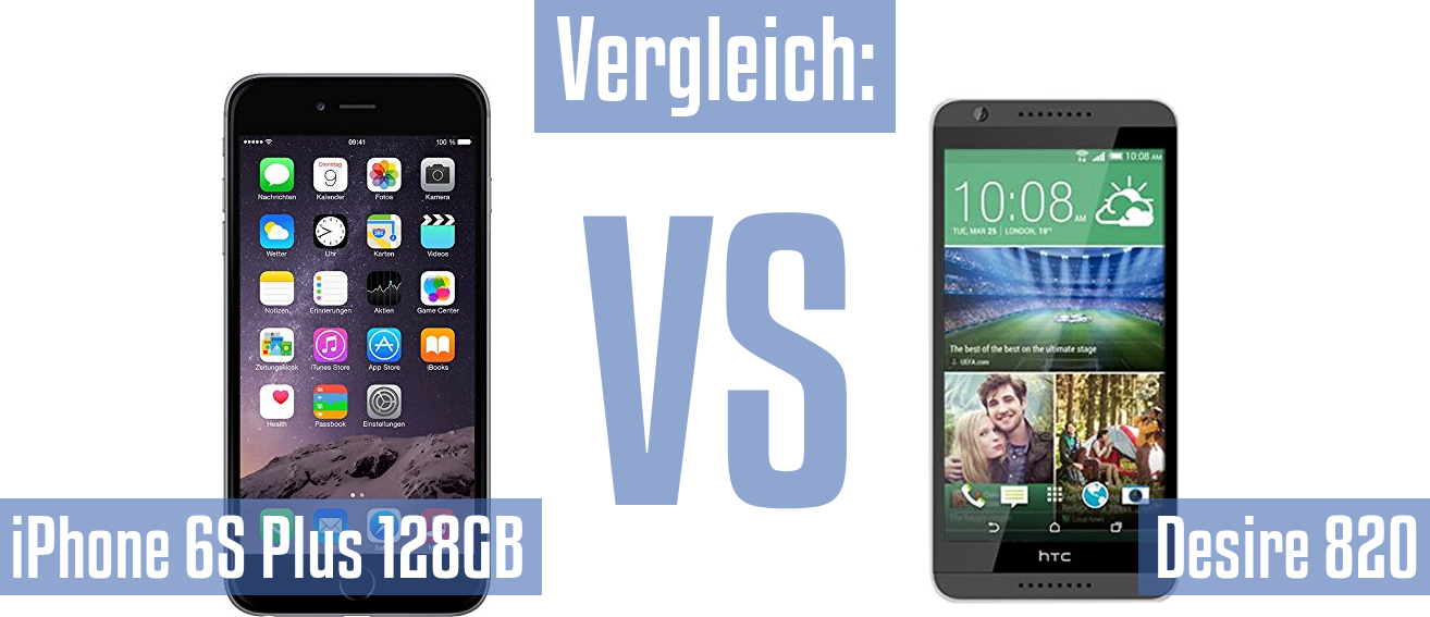 Apple iPhone 6S Plus 128GB und Apple iPhone 6S Plus 128GB im Vergleichstest