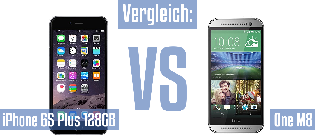 Apple iPhone 6S Plus 128GB und Apple iPhone 6S Plus 128GB im Vergleichstest