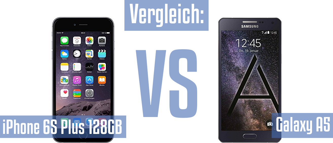 Apple iPhone 6S Plus 128GB und Apple iPhone 6S Plus 128GB im Vergleichstest