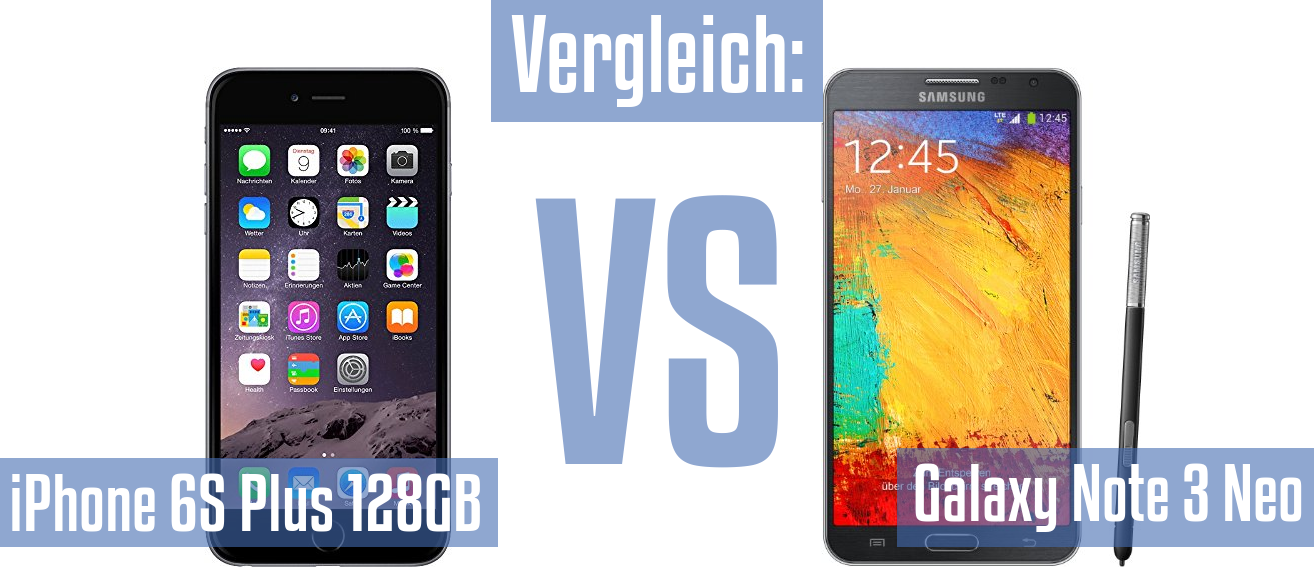 Apple iPhone 6S Plus 128GB und Apple iPhone 6S Plus 128GB im Vergleichstest