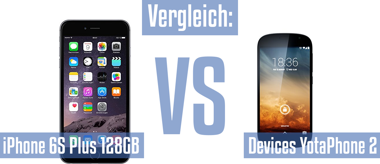 Apple iPhone 6S Plus 128GB und Apple iPhone 6S Plus 128GB im Vergleichstest