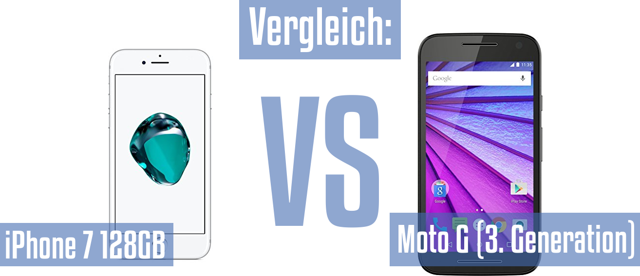 Apple iPhone 7 128GB und Apple iPhone 7 128GB im Vergleichstest