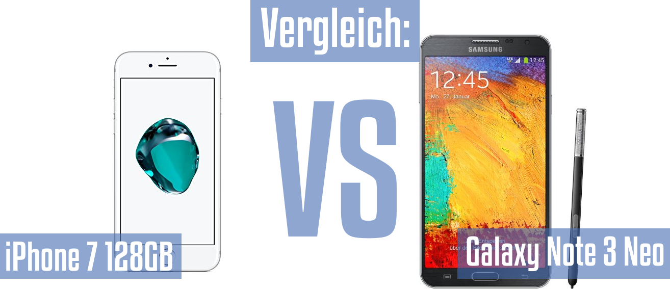 Apple iPhone 7 128GB und Apple iPhone 7 128GB im Vergleichstest