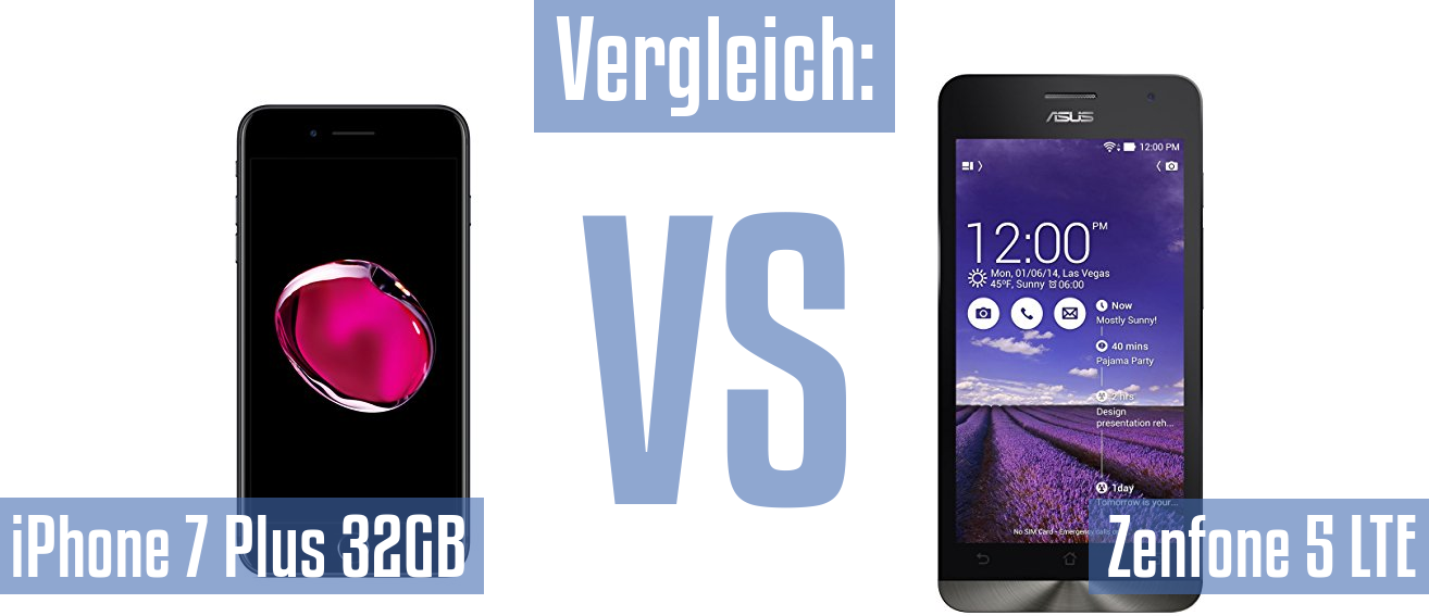Apple iPhone 7 Plus 32GB und Apple iPhone 7 Plus 32GB im Vergleichstest