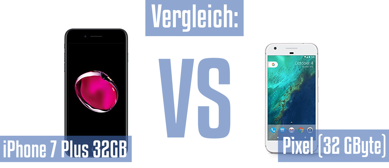 Apple iPhone 7 Plus 32GB und Apple iPhone 7 Plus 32GB im Vergleichstest