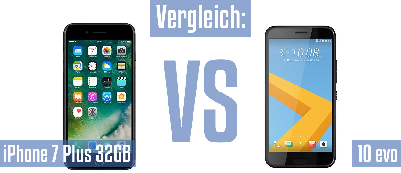 Apple iPhone 7 Plus 32GB und Apple iPhone 7 Plus 32GB im Vergleichstest