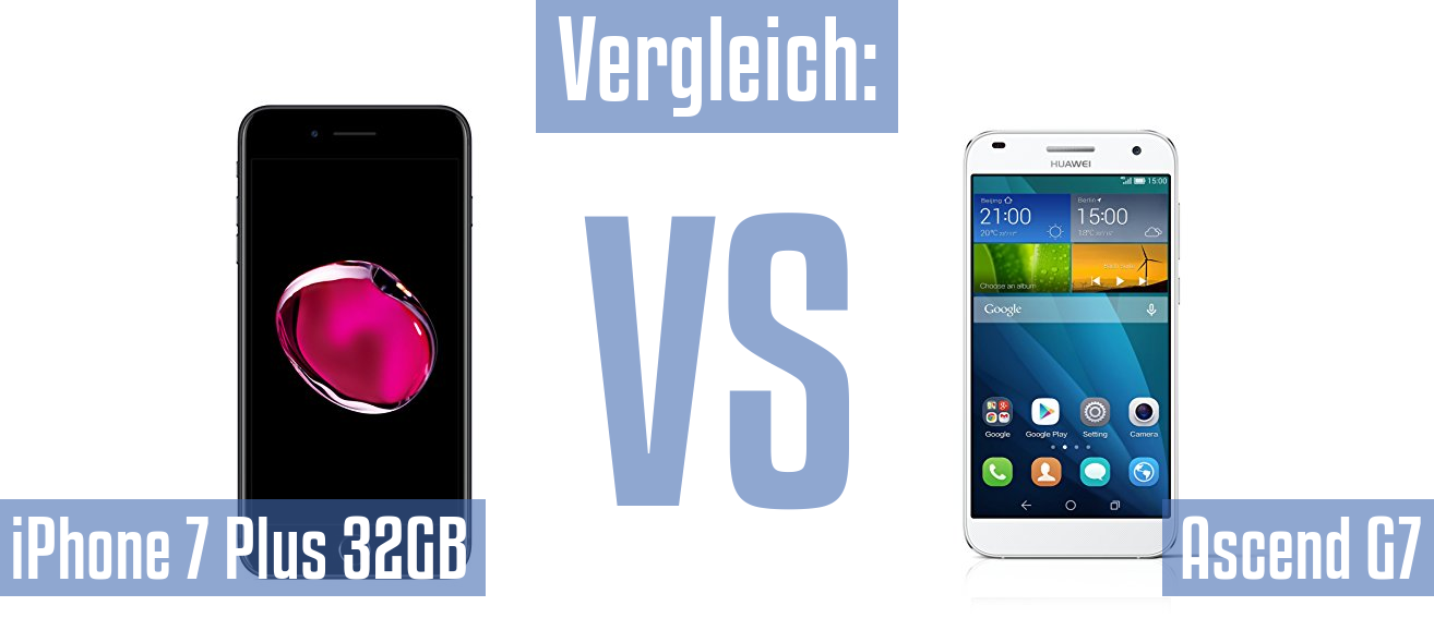 Apple iPhone 7 Plus 32GB und Apple iPhone 7 Plus 32GB im Vergleichstest