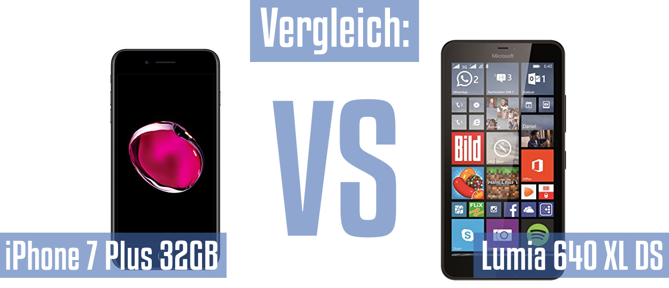Apple iPhone 7 Plus 32GB und Apple iPhone 7 Plus 32GB im Vergleichstest