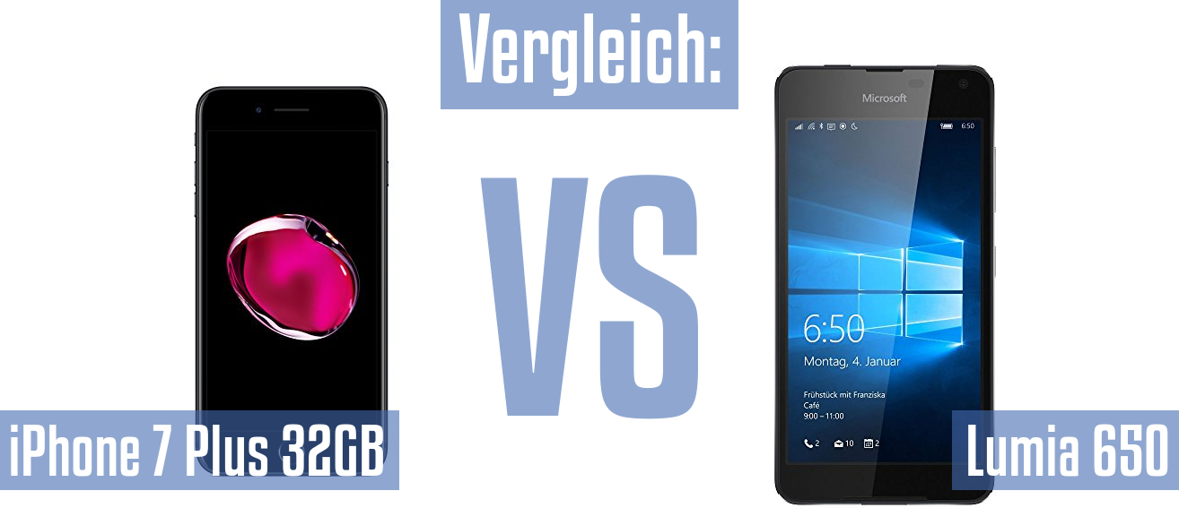 Apple iPhone 7 Plus 32GB und Apple iPhone 7 Plus 32GB im Vergleichstest
