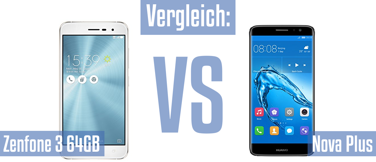 Asus Zenfone 3 64GB und Asus Zenfone 3 64GB im Vergleichstest