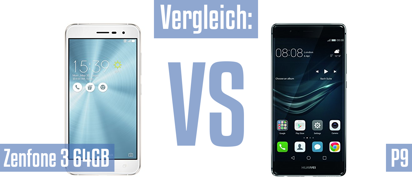 Asus Zenfone 3 64GB und Asus Zenfone 3 64GB im Vergleichstest