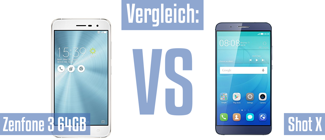 Asus Zenfone 3 64GB und Asus Zenfone 3 64GB im Vergleichstest