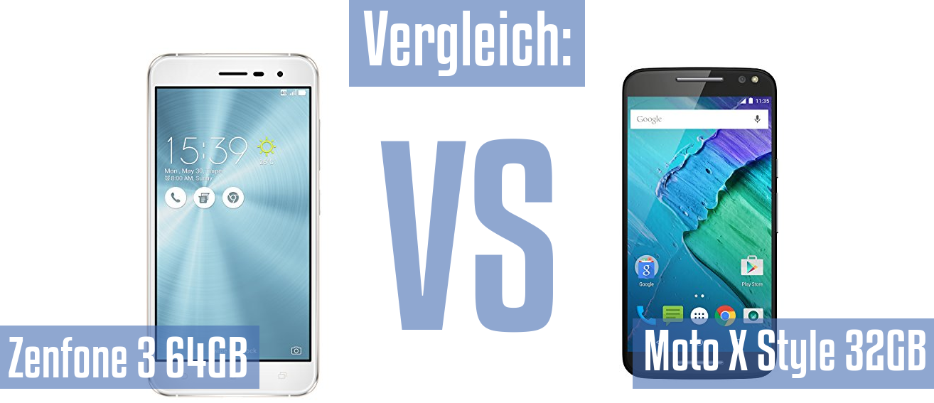 Asus Zenfone 3 64GB und Asus Zenfone 3 64GB im Vergleichstest