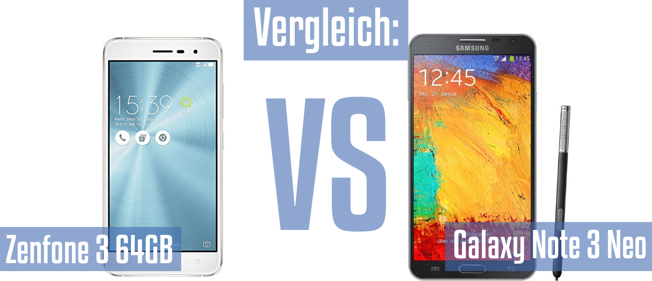 Asus Zenfone 3 64GB und Asus Zenfone 3 64GB im Vergleichstest