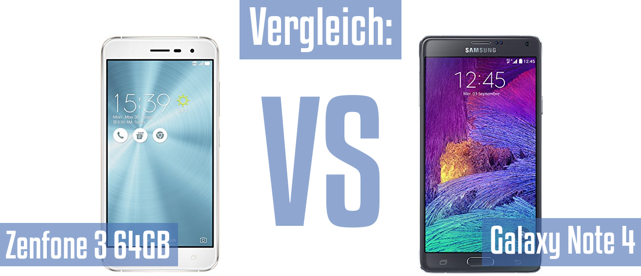 Asus Zenfone 3 64GB und Asus Zenfone 3 64GB im Vergleichstest