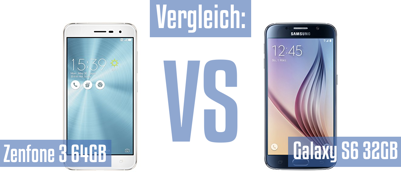 Asus Zenfone 3 64GB und Asus Zenfone 3 64GB im Vergleichstest