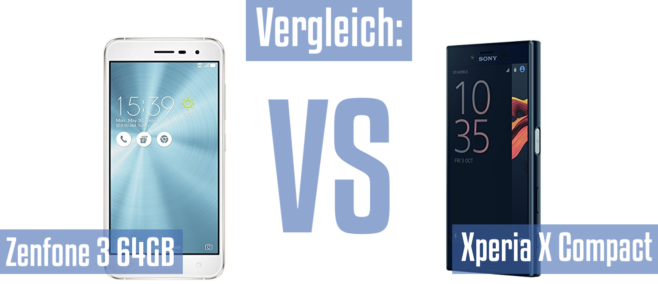 Asus Zenfone 3 64GB und Asus Zenfone 3 64GB im Vergleichstest