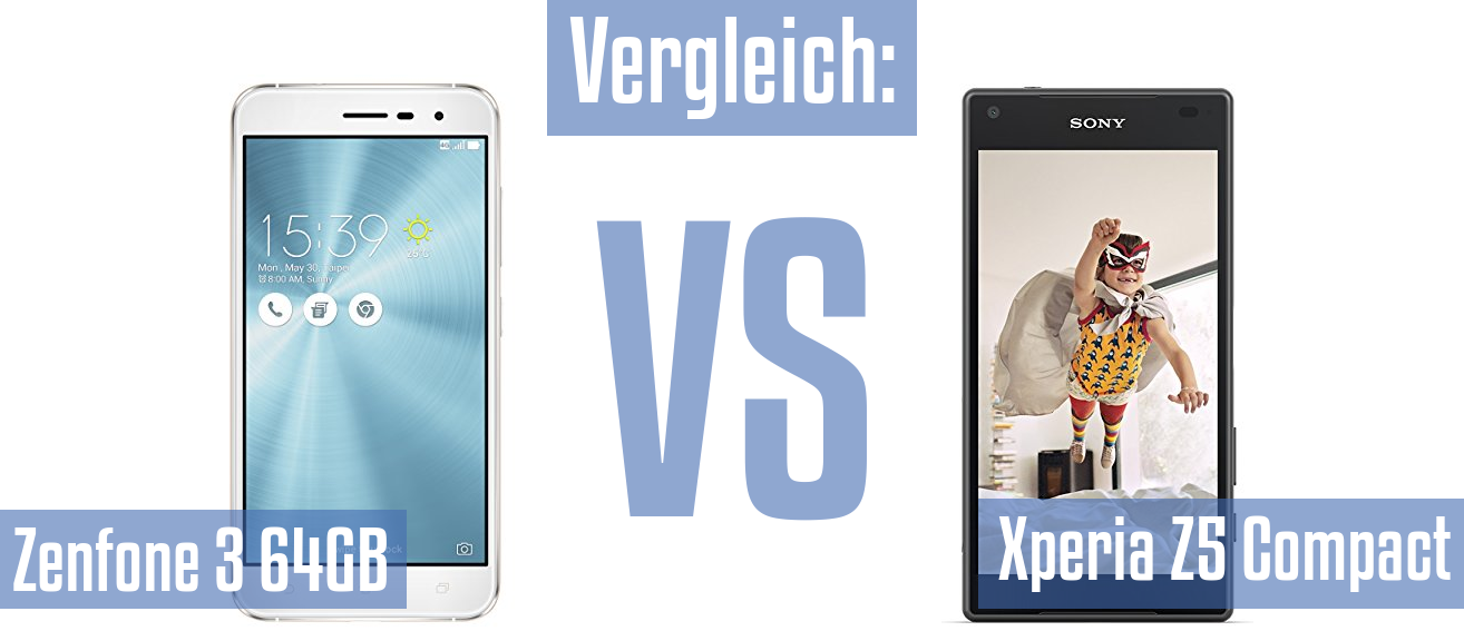 Asus Zenfone 3 64GB und Asus Zenfone 3 64GB im Vergleichstest