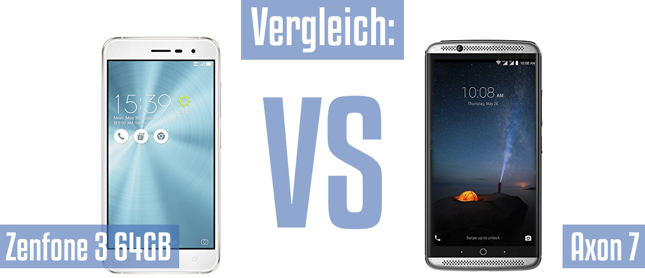 Asus Zenfone 3 64GB und Asus Zenfone 3 64GB im Vergleichstest