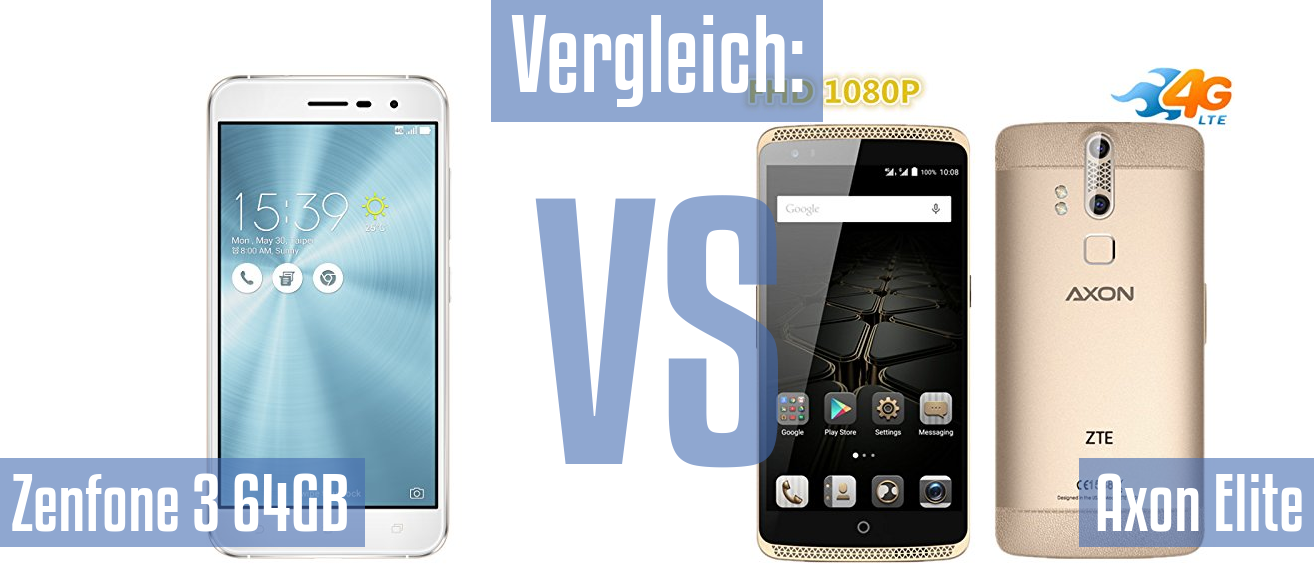 Asus Zenfone 3 64GB und Asus Zenfone 3 64GB im Vergleichstest