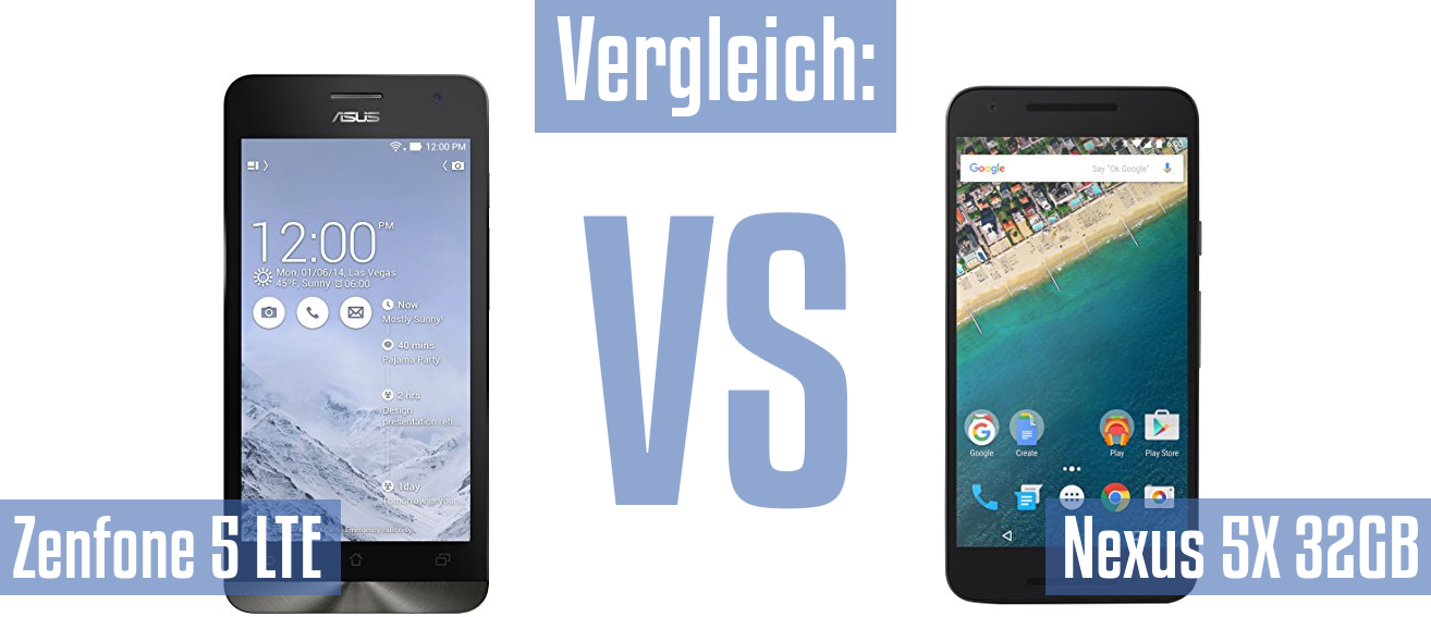 Asus Zenfone 5 LTE und Asus Zenfone 5 LTE im Vergleichstest