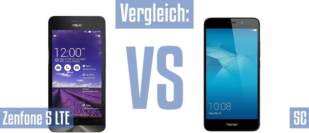 Asus Zenfone 5 LTE und Asus Zenfone 5 LTE im Vergleichstest