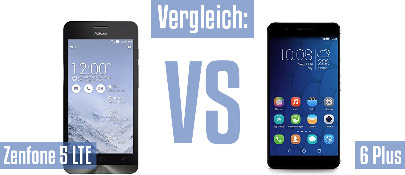 Asus Zenfone 5 LTE und Asus Zenfone 5 LTE im Vergleichstest