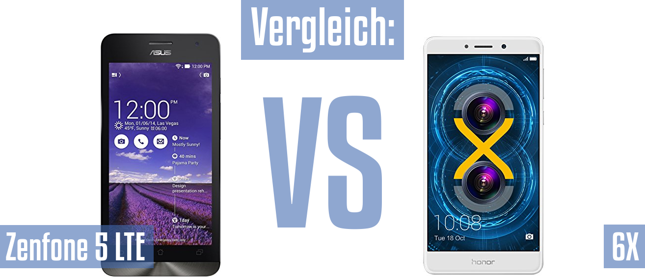 Asus Zenfone 5 LTE und Asus Zenfone 5 LTE im Vergleichstest