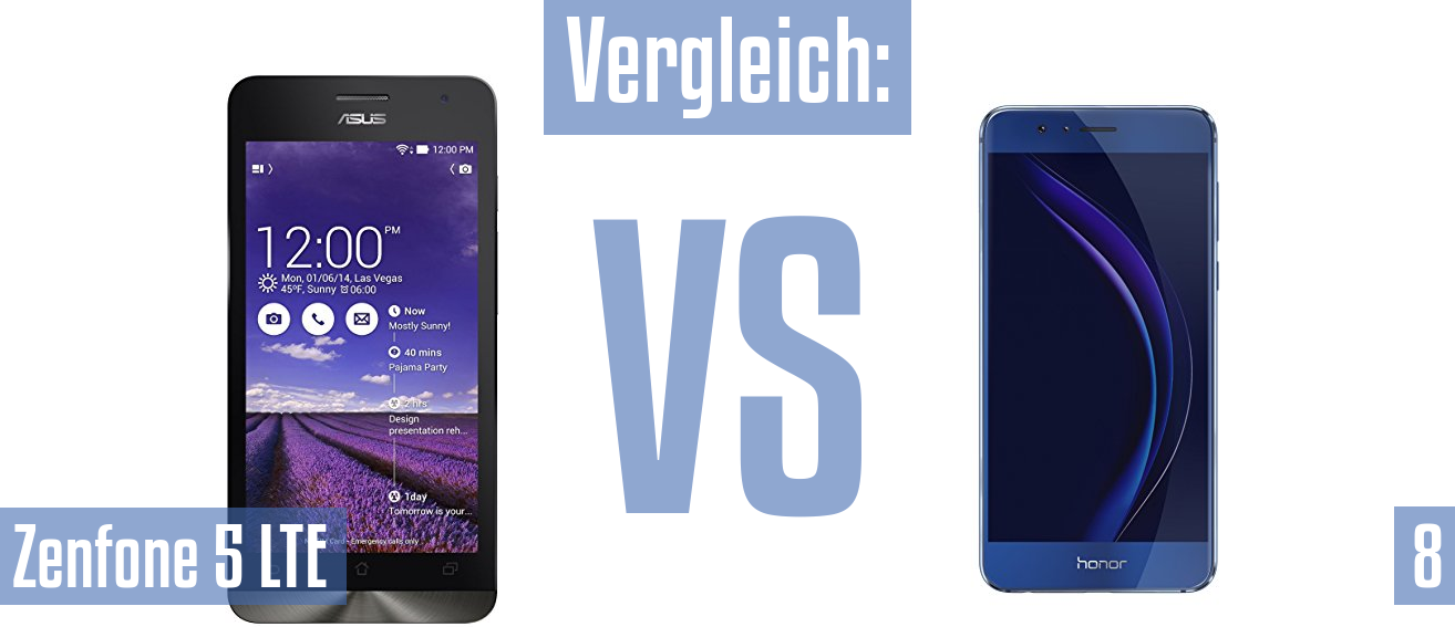 Asus Zenfone 5 LTE und Asus Zenfone 5 LTE im Vergleichstest