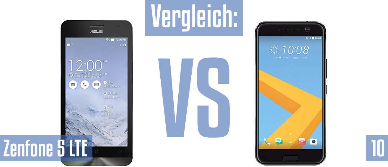 Asus Zenfone 5 LTE und Asus Zenfone 5 LTE im Vergleichstest