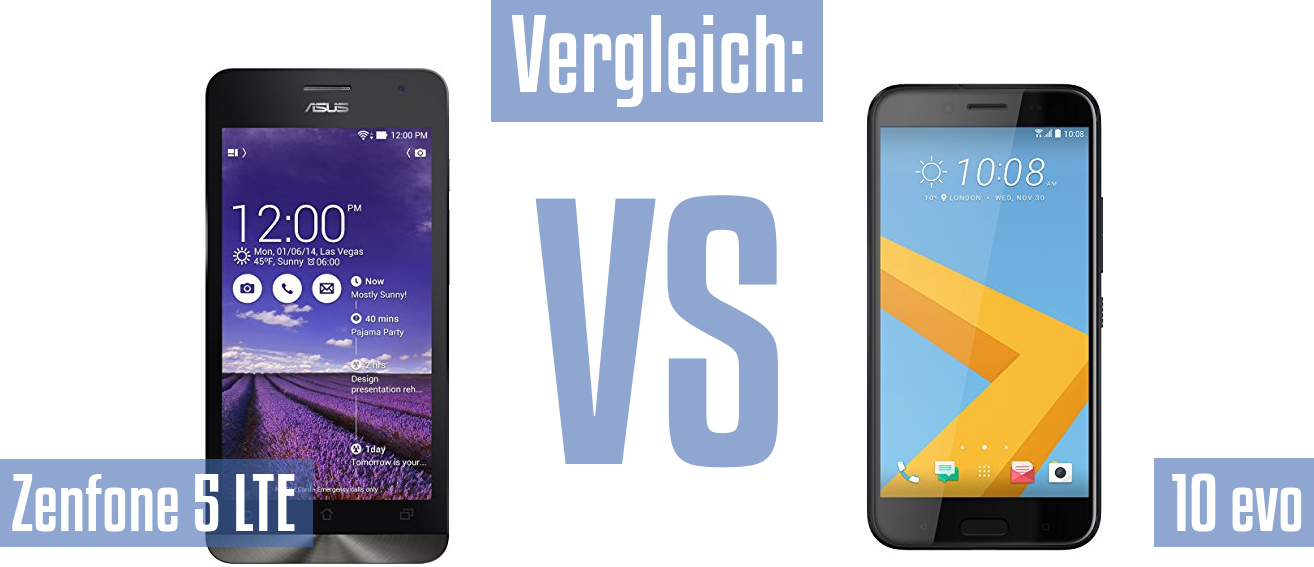 Asus Zenfone 5 LTE und Asus Zenfone 5 LTE im Vergleichstest