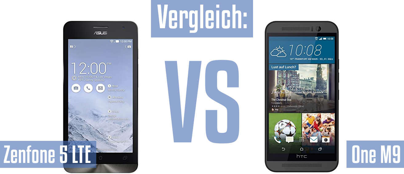 Asus Zenfone 5 LTE und Asus Zenfone 5 LTE im Vergleichstest